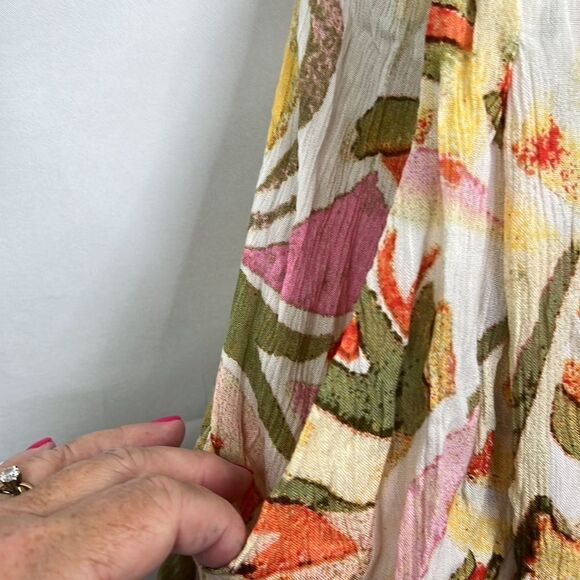 Free People floral spaghetti strap romper EUC size XS - Picture 4 of 12